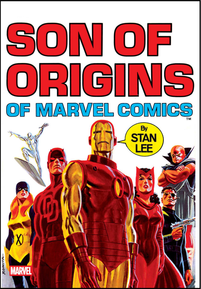 Son of Origins of Marvel Comics book cover by Stan Lee