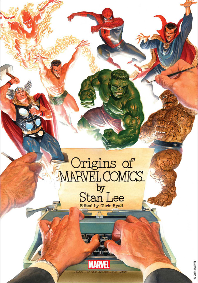 Origins of Marvel Comics (Deluxe Edition) book cover by Stan Lee