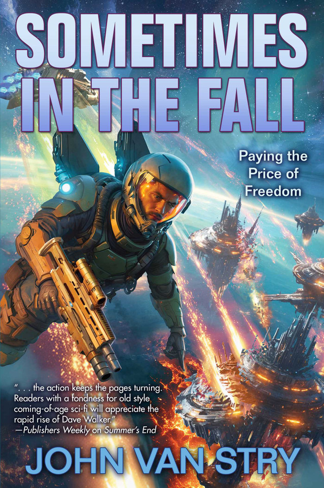 Sometimes in the Fall book cover by John Van Stry