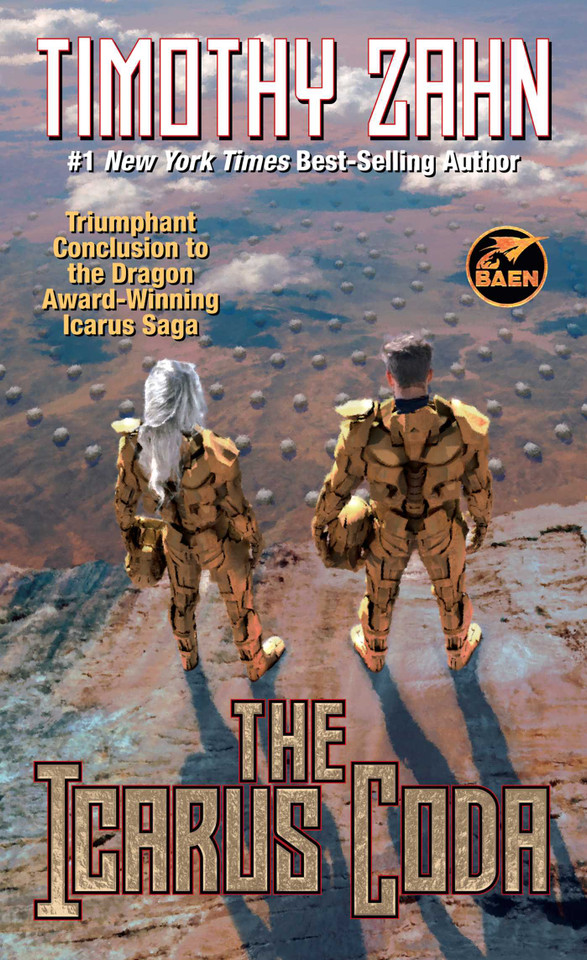 The Icarus Coda (The Icarus Saga) book cover by Timothy  Zahn