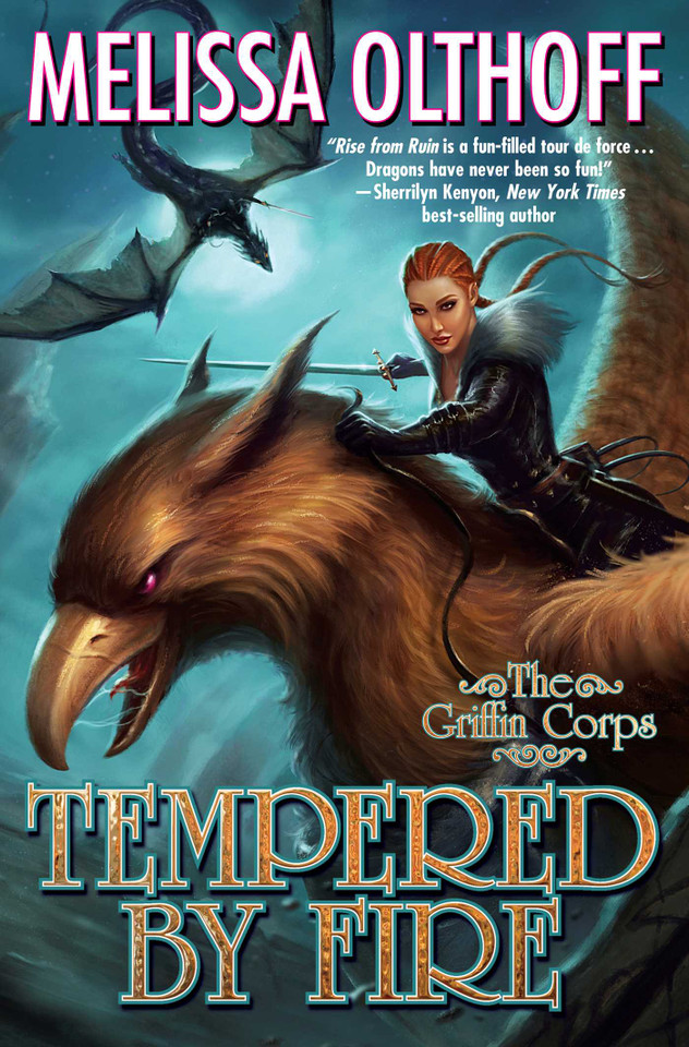 Tempered By Fire (The Griffin Corps) book cover by Melissa Olthoff