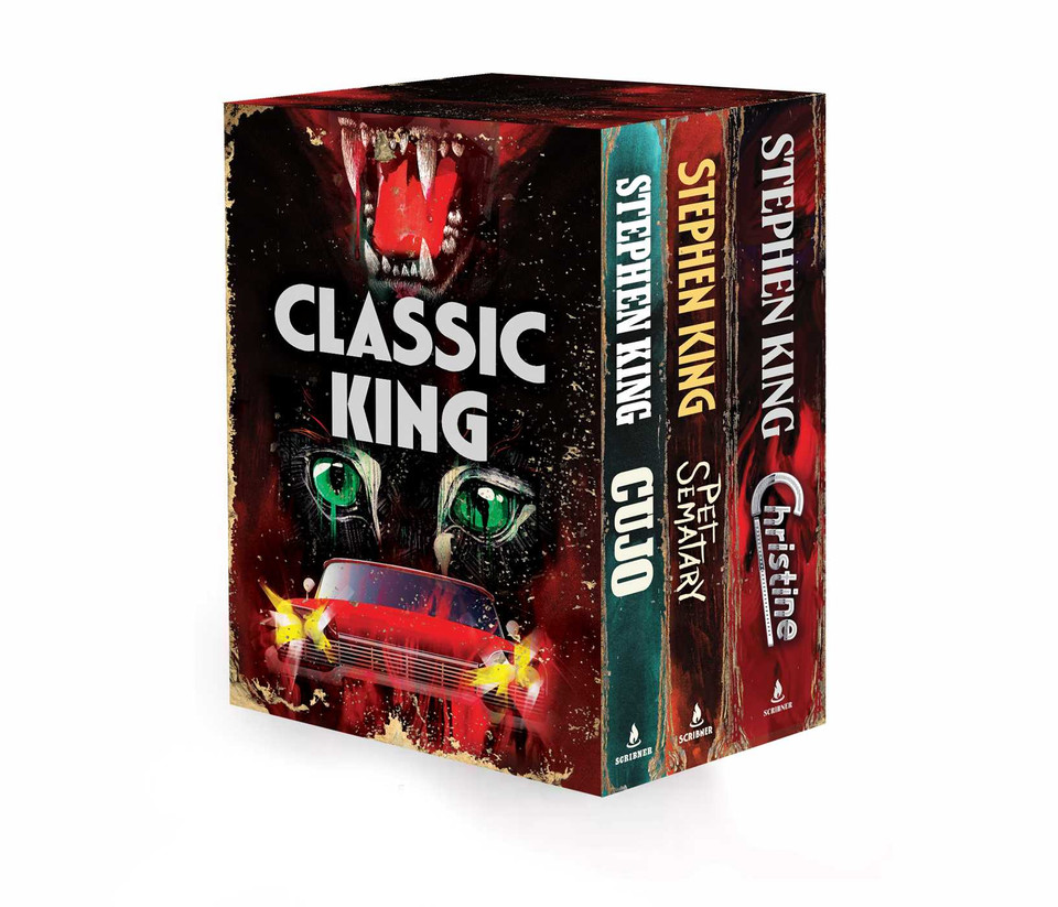 Classic King Boxed Set 1: Christine, Cujo, Pet Sematary book cover by Stephen King