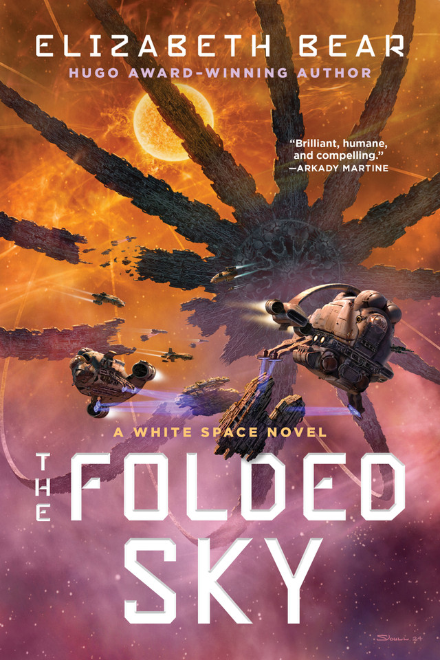 The Folded Sky (White Space) book cover by Elizabeth Bear