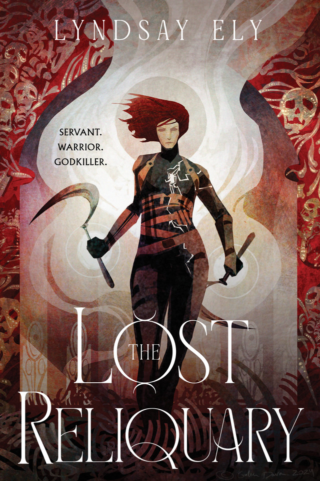 The Lost Reliquary (Divine Thrall) book cover by Lyndsay Ely