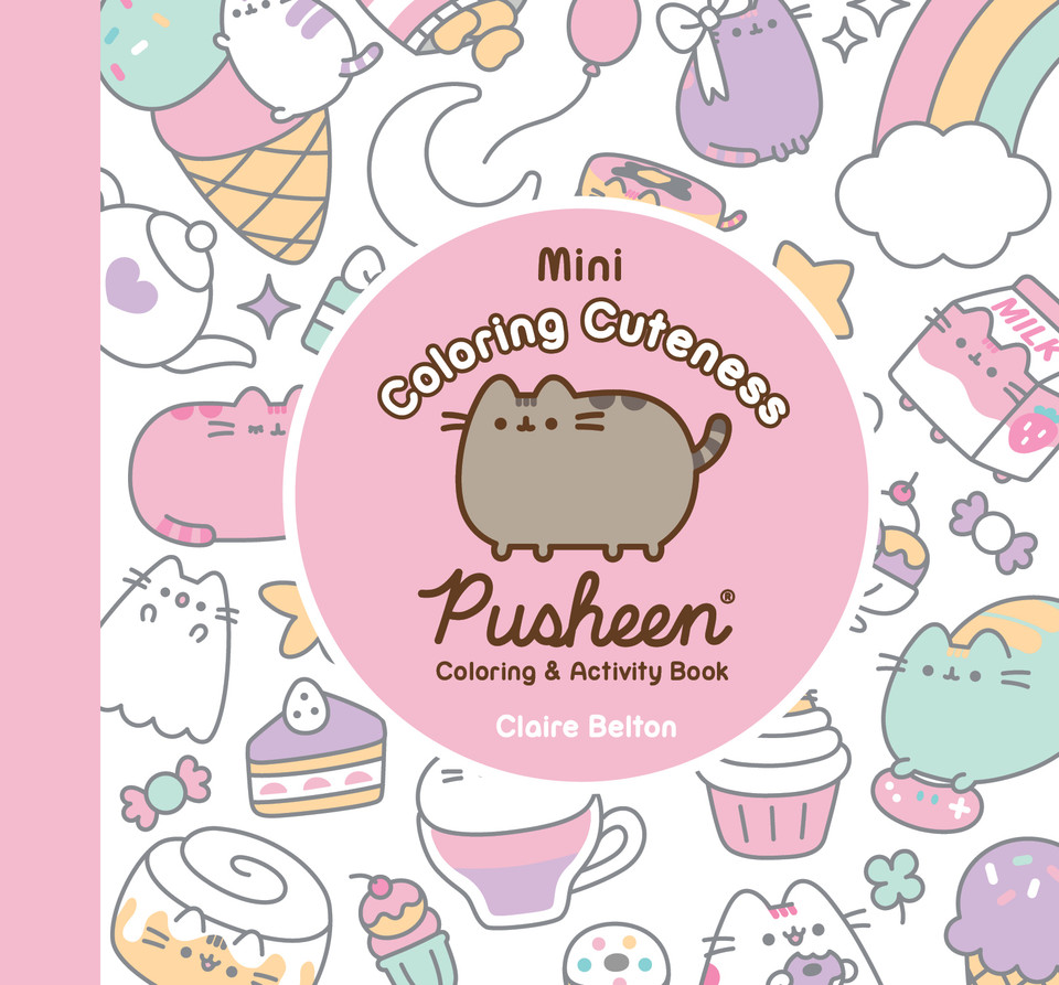 Mini Coloring Cuteness: A Pusheen Coloring & Activity Book (A Pusheen Book) book cover by Claire Belton