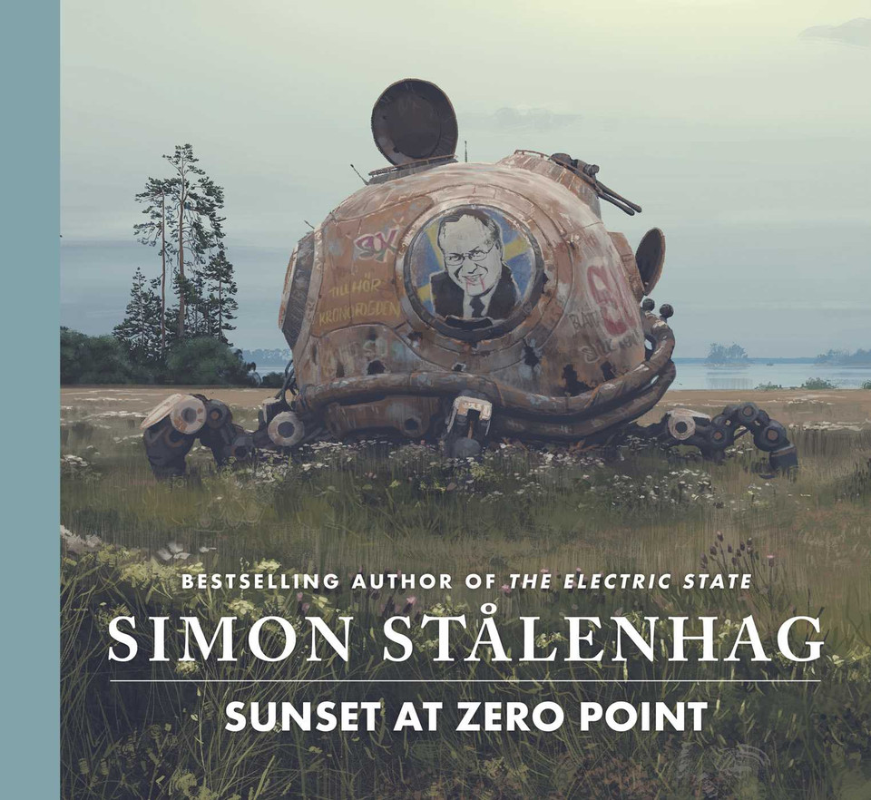 Sunset at Zero Point book cover by Simon Stålenhag