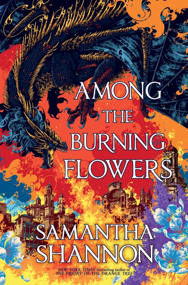 Among the Burning Flowers book cover by Samantha Shannon