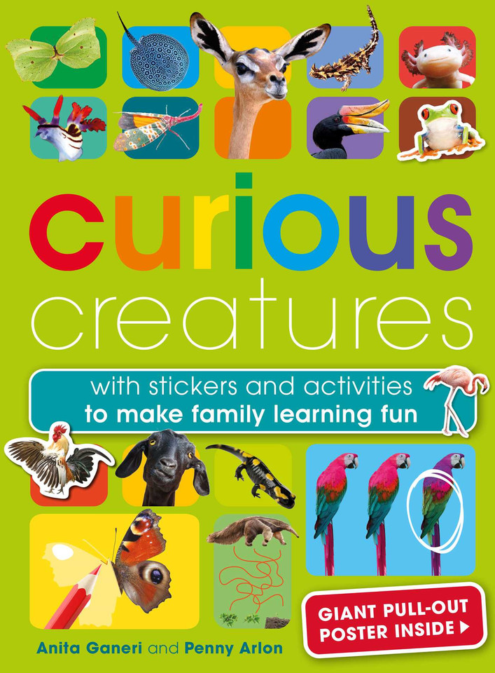 Curious Creatures: With stickers and activities to make family learning fun book cover by Anita Ganeri, Penny Arlon