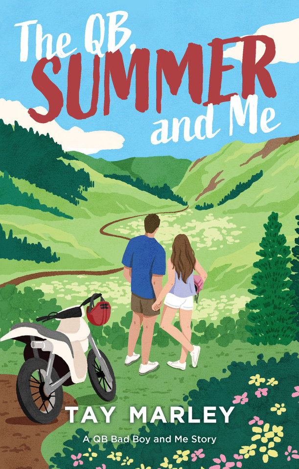 The QB, Summer and Me (The QB Bad Boy series) book cover by Tay Marley