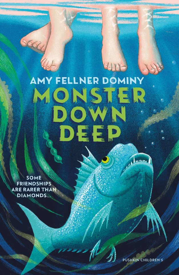Monster Down Deep book cover by Amy Fellner Dominy