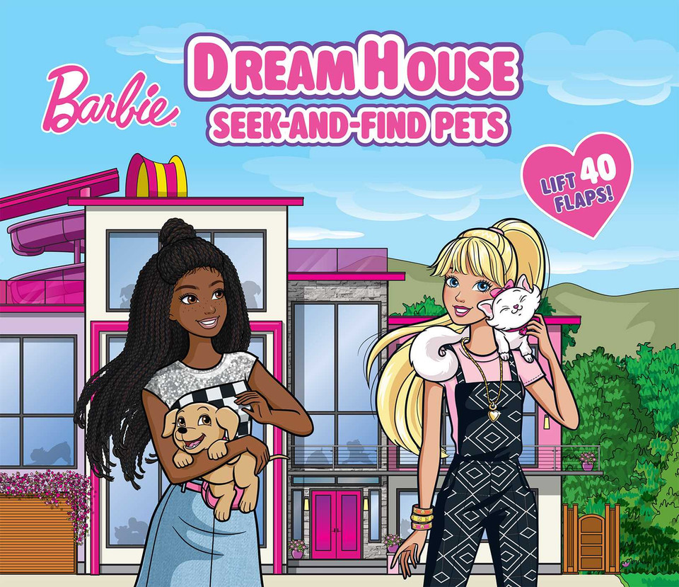 Barbie: DreamHouse Seek-and-Find Pets book cover by Mattel