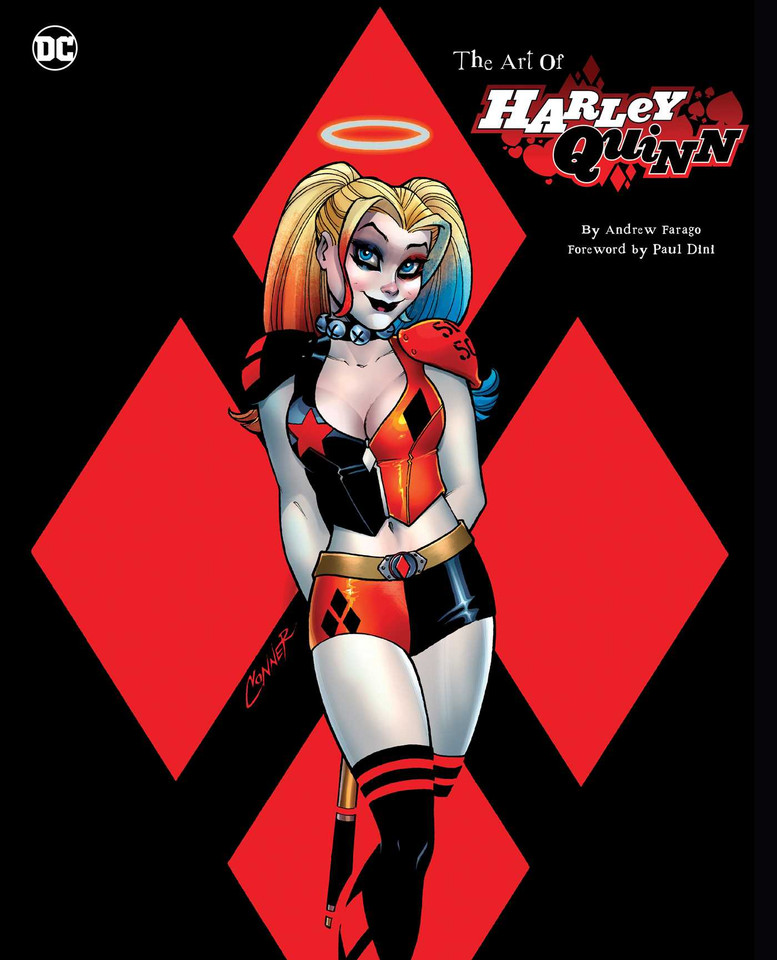 The Art of Harley Quinn book cover by Andrew Farago