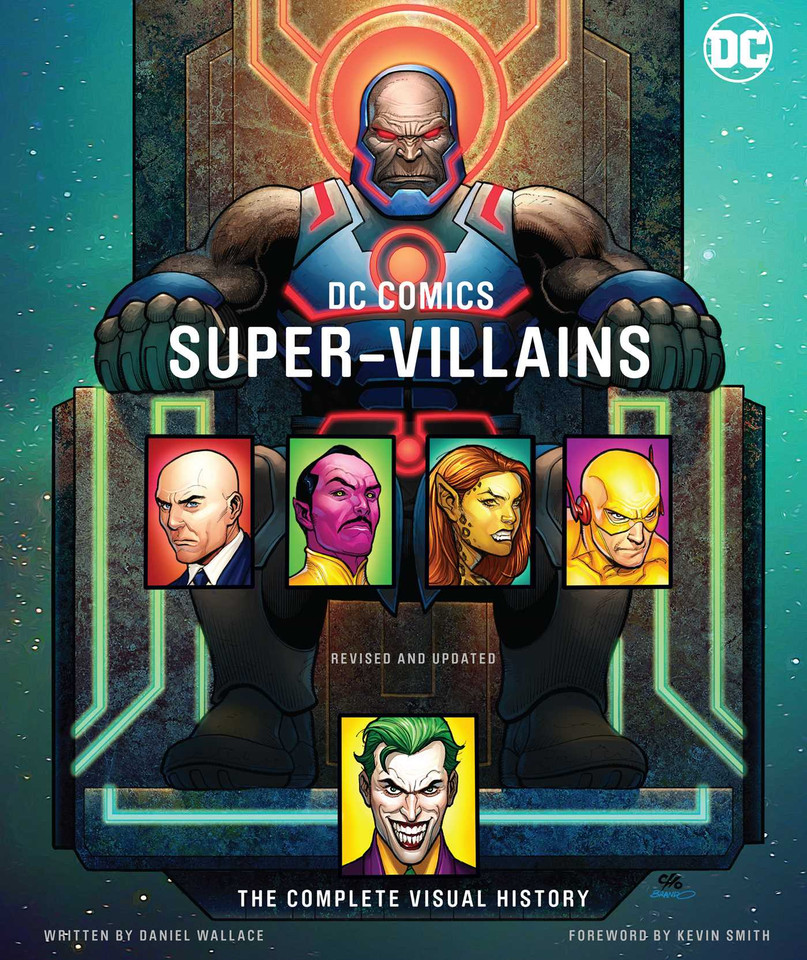 DC Comics Super-Villains book cover by Daniel Wallace