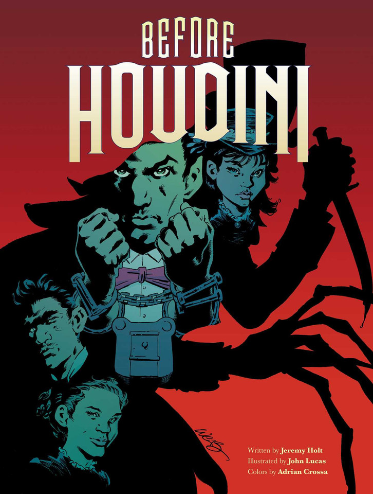 Before Houdini book cover by Jeremy Holt