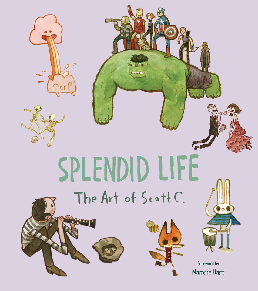 Splendid Life: The Art of Scott C. book cover by Scott Campbell