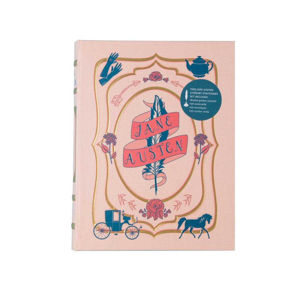 Literary Stationery Sets: Jane Austen (Jane Austen) book cover by Insight Editions