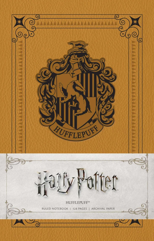 Harry Potter: Hufflepuff Ruled Notebook (Harry Potter) book cover by Insight Editions