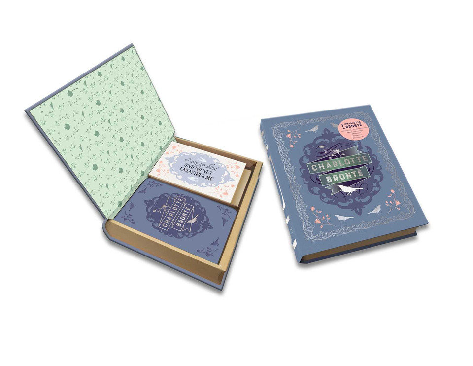 Charlotte Bronte Deluxe Note Card Set (With Keepsake Book Box) (Literary) book cover by Insight Editions