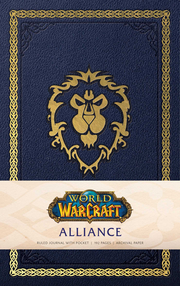 World of Warcraft: Alliance Hardcover Ruled Journal book cover by Insight Editions