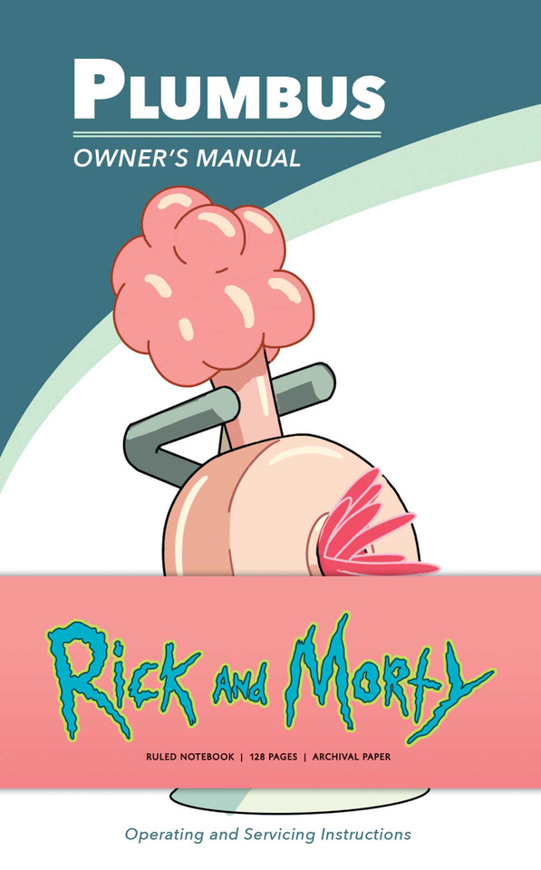 Rick and Morty: Ruled Notebook book cover by Insight Editions