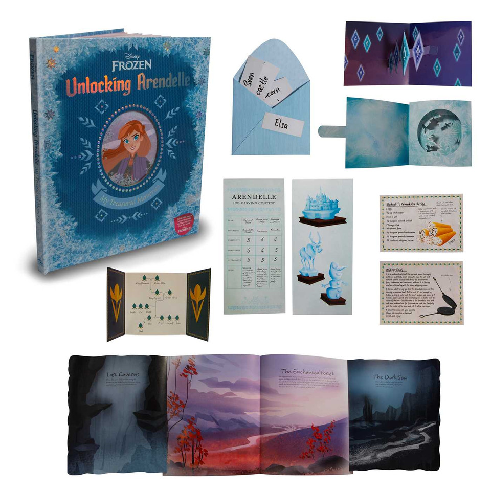 Disney Frozen: Unlocking Arendelle: My Treasured Memories (Frozen 2) book cover by Nancy Parent