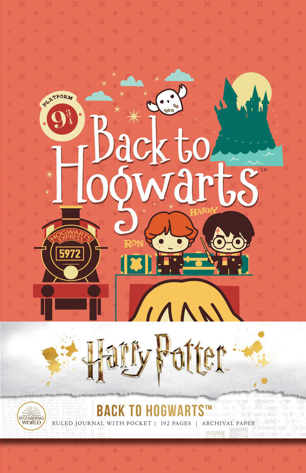 Harry Potter: Back to Hogwarts Hardcover Ruled Journal (Harry Potter) book cover by Insight Editions