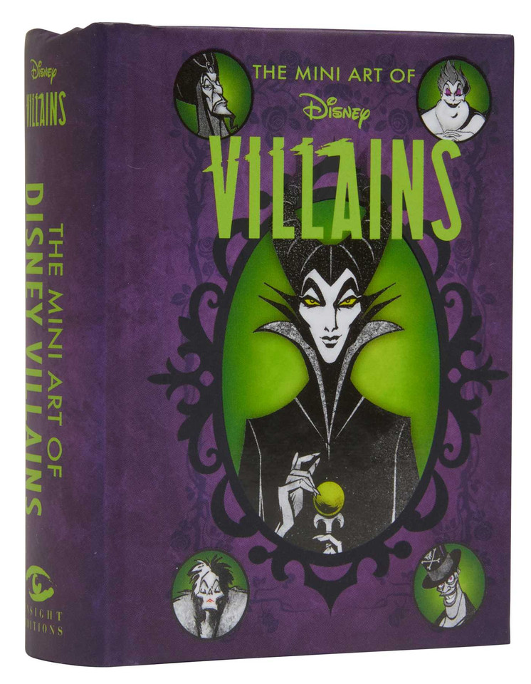 Disney: The Mini Art of Disney Villains | Disney Villains Art Book (Disney Villains) book cover by Brooke  Vitale