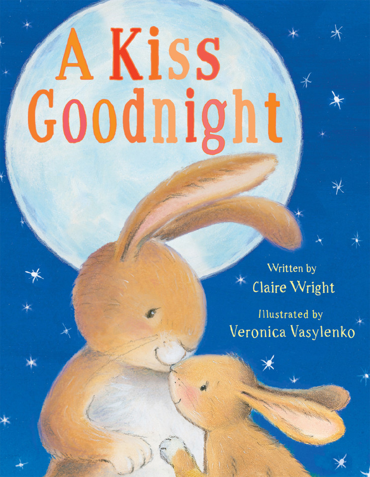 A Kiss Goodnight (Padded Board Books for Babies) book cover by Claire Wright