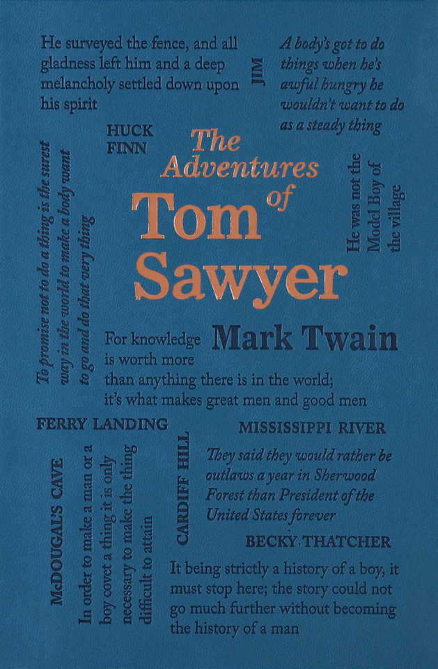 The Adventures of Tom Sawyer (Word Cloud Classics) book cover by Mark Twain