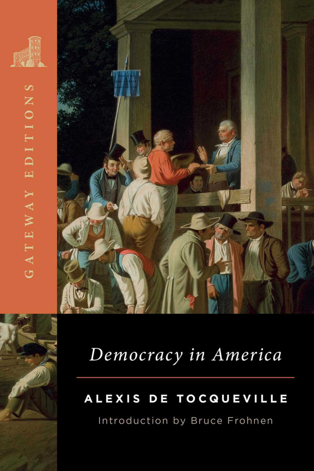 Democracy in America book cover by Alexis de Tocqueville