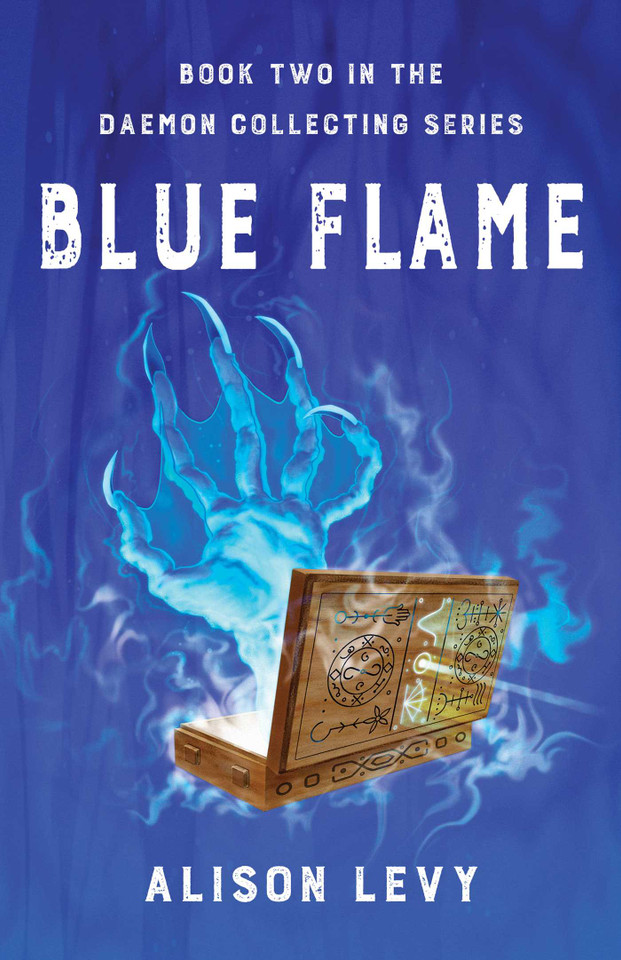 Blue Flame: Book Two in the Daemon Collecting Series book cover by Alison Levy