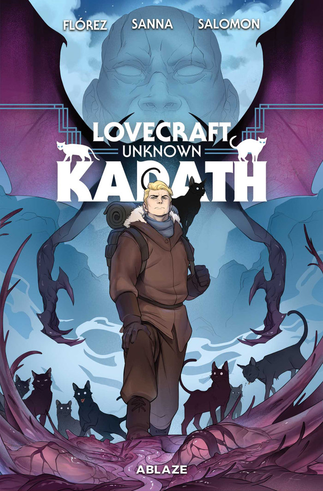 LOVECRAFT: UNKNOWN KADATH book cover by Florentino Florez