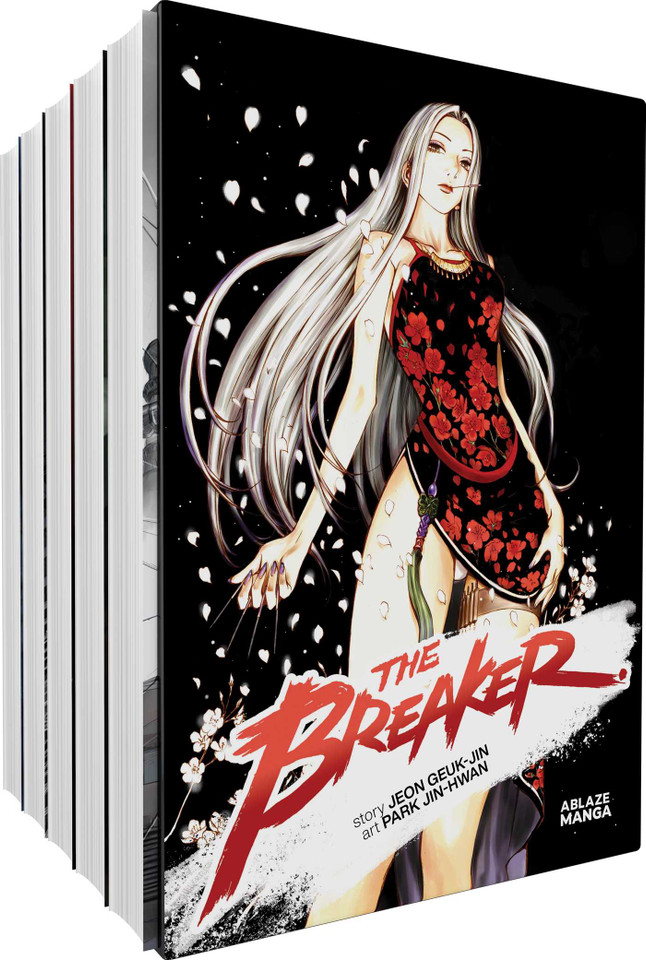 THE BREAKER VOL. 1-5 OMNIBUS BOX SET book cover by Jeon Geuk-Jin