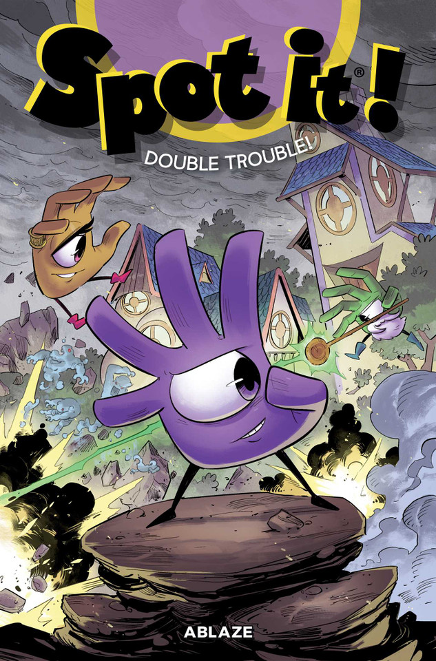 SPOT IT: DOUBLE TROUBLE book cover by Derek Fridolfs