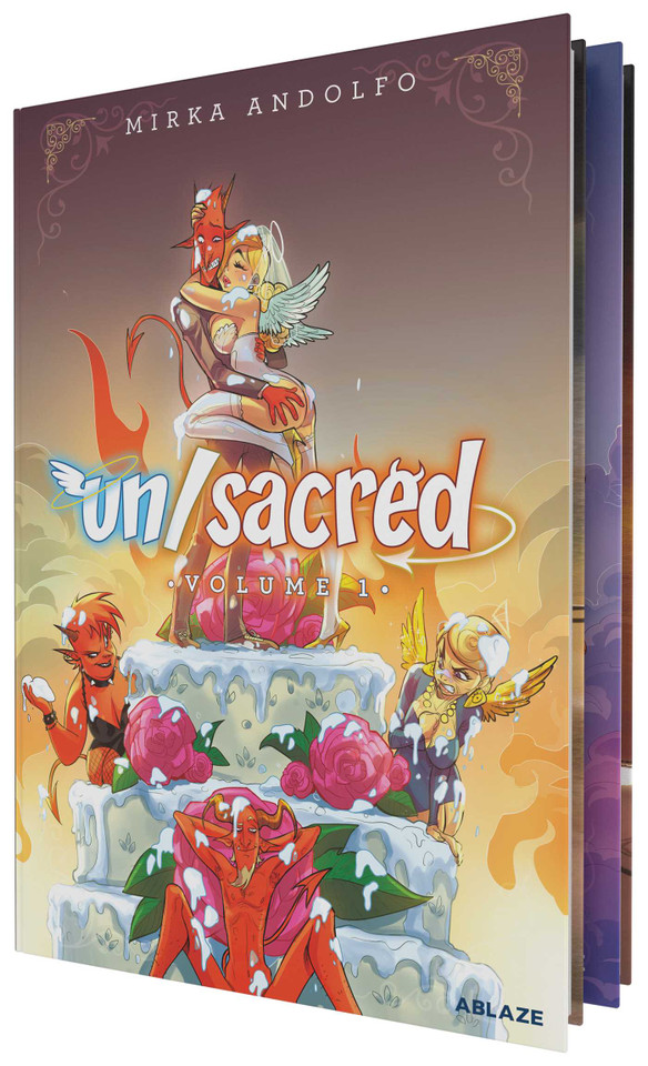 MIRKA ANDOLFO'S UN/SACRED VOL. 1-2 COLLECTED SET book cover by Mirka Andolfo