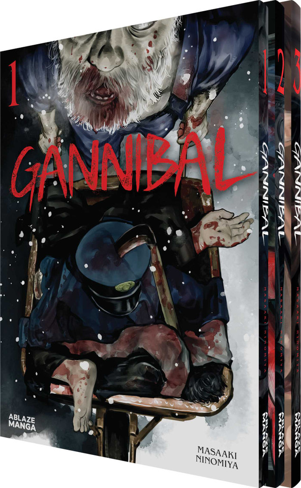 GANNIBAL VOL. 1-3 BINGE COLLECTION book cover by Masaaki Ninomiya