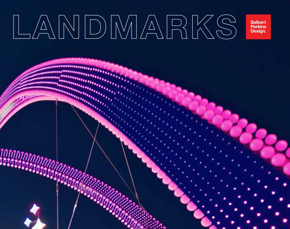 LANDMARKS: Every Place Has a Story. Every Story Has a Place book cover by Selbert Perkins Design