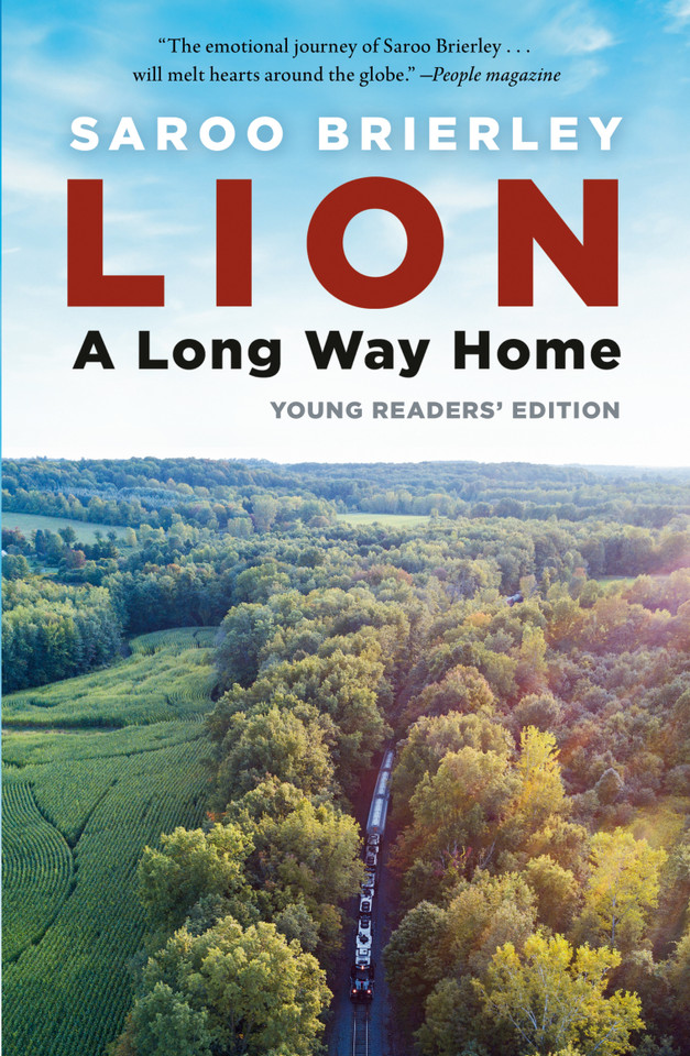Lion: A Long Way Home Young Readers' Edition book cover by Saroo Brierley