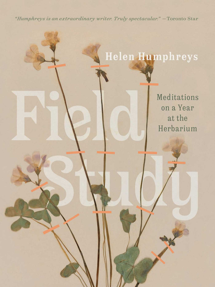 Field Study: Meditations on a Year at the Herbarium book cover by Helen Humphreys