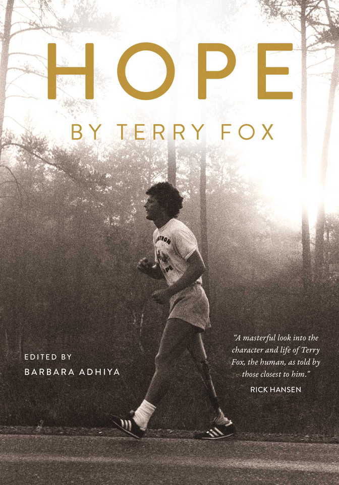Hope by Terry Fox book cover by Barbara Adhiya