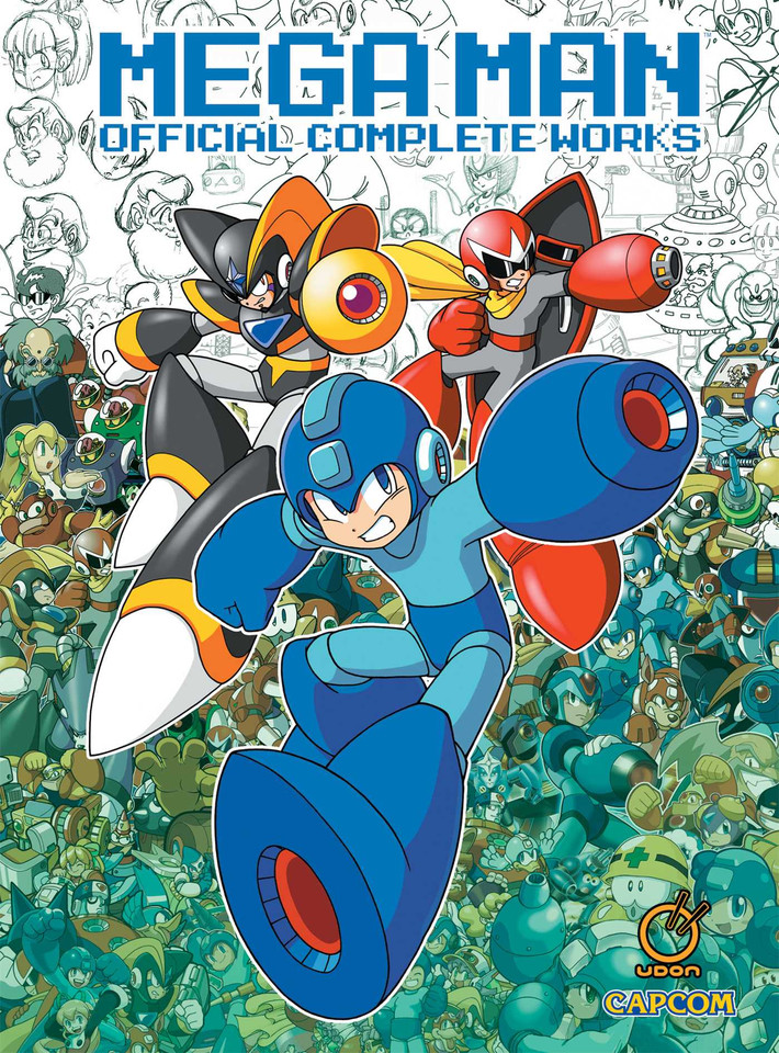 Mega Man: Official Complete Works (Hardcover) (Mega Man Official Complete Works) book cover by Capcom