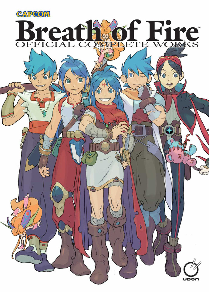 Breath of Fire: Official Complete Works (Hardcover) book cover by Capcom
