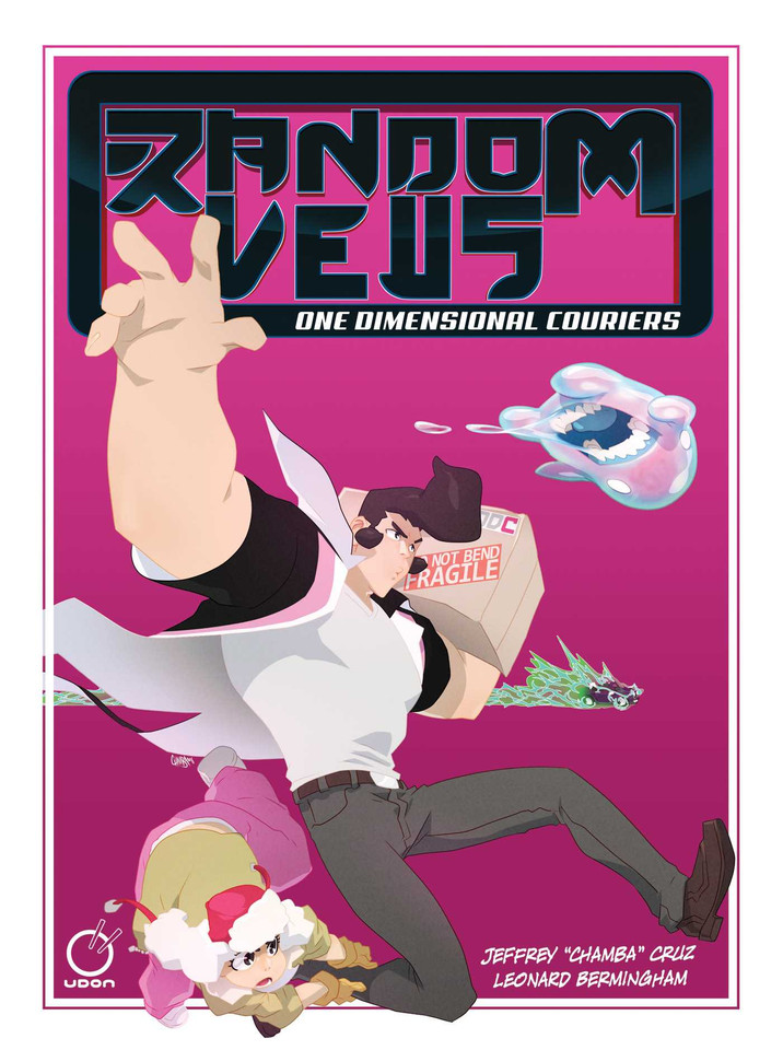 RandomVeus Volume 2: One-Dimensional Couriers (RandomVeus) book cover by Jeffrey Chamba Cruz
