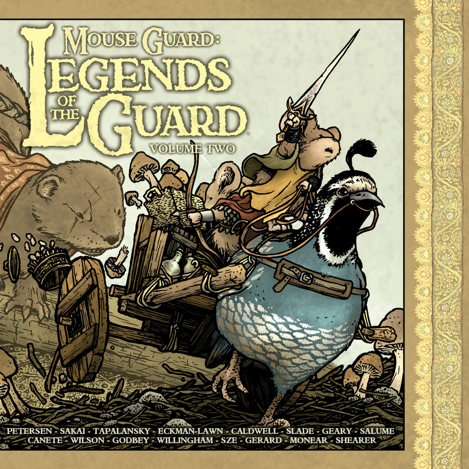 Mouse Guard: Legends of the Guard Volume 2 (Mouse Guard) book cover by David Petersen
