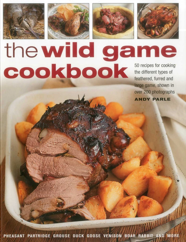 Wild Game Cookbook book cover by Andy Parle