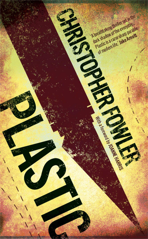 Plastic book cover by Christopher Fowler