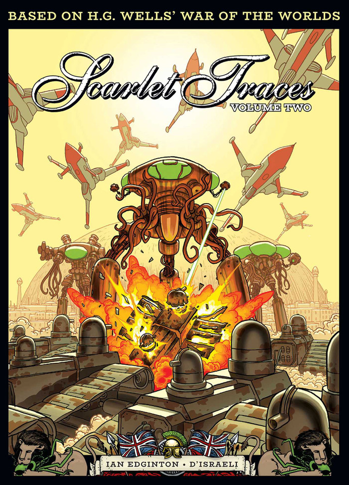 The Complete Scarlet Traces, Volume Two (Scarlet Traces) book cover by Ian Edginton, D'Israeli
