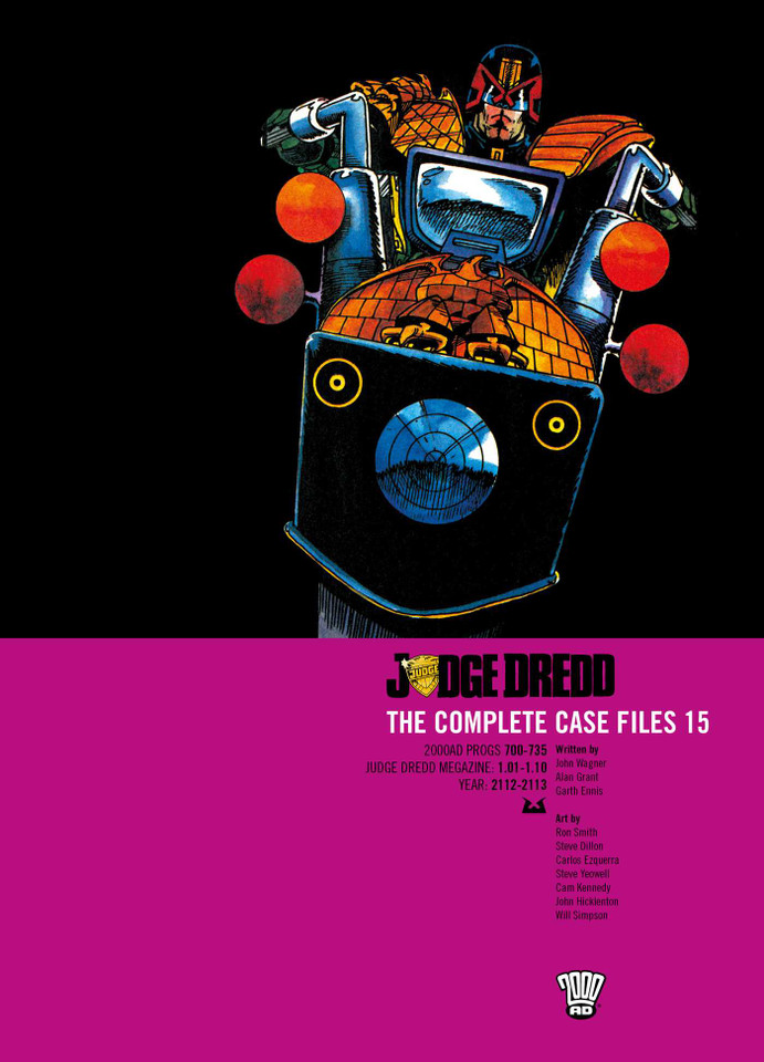 Judge Dredd: The Complete Case Files 15 (Judge Dredd: The Complete Case Files) book cover by John Wagner, Garth Ennis