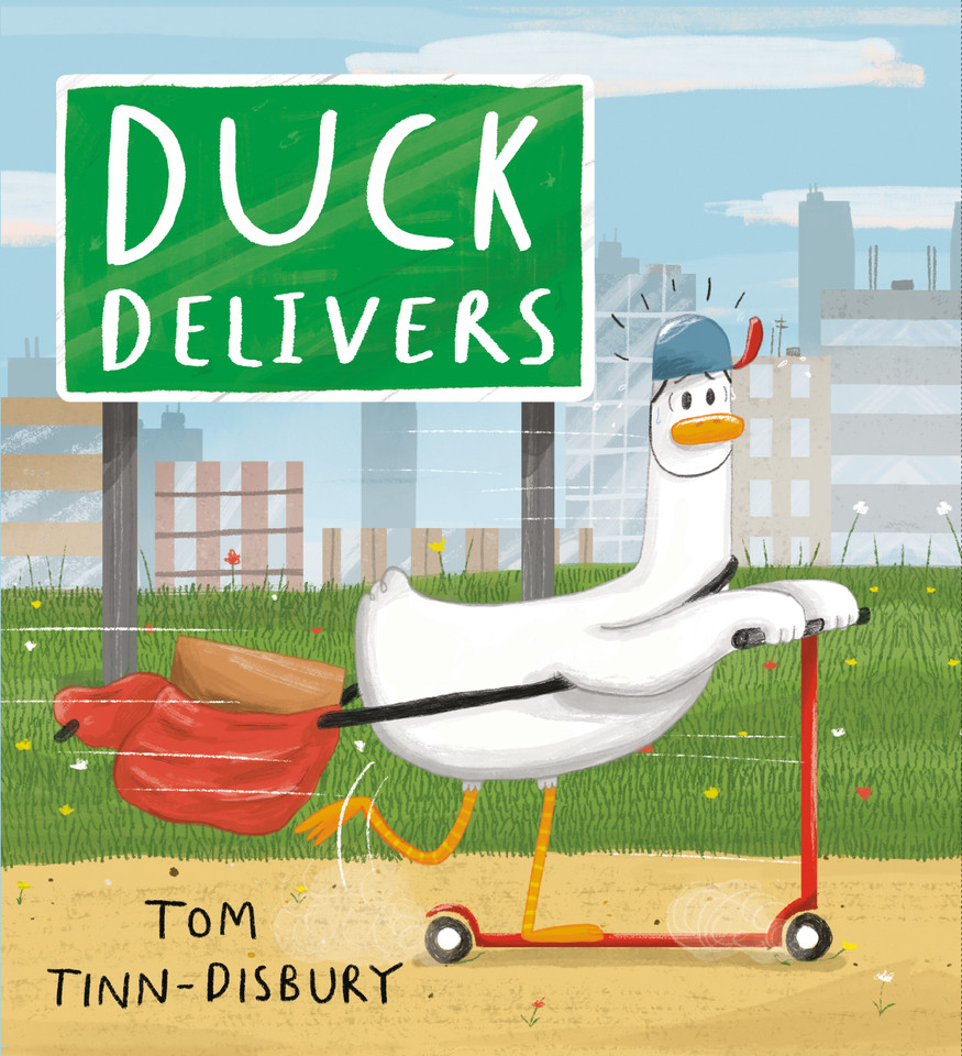 Duck Delivers book cover by Tom Tinn-Disbury