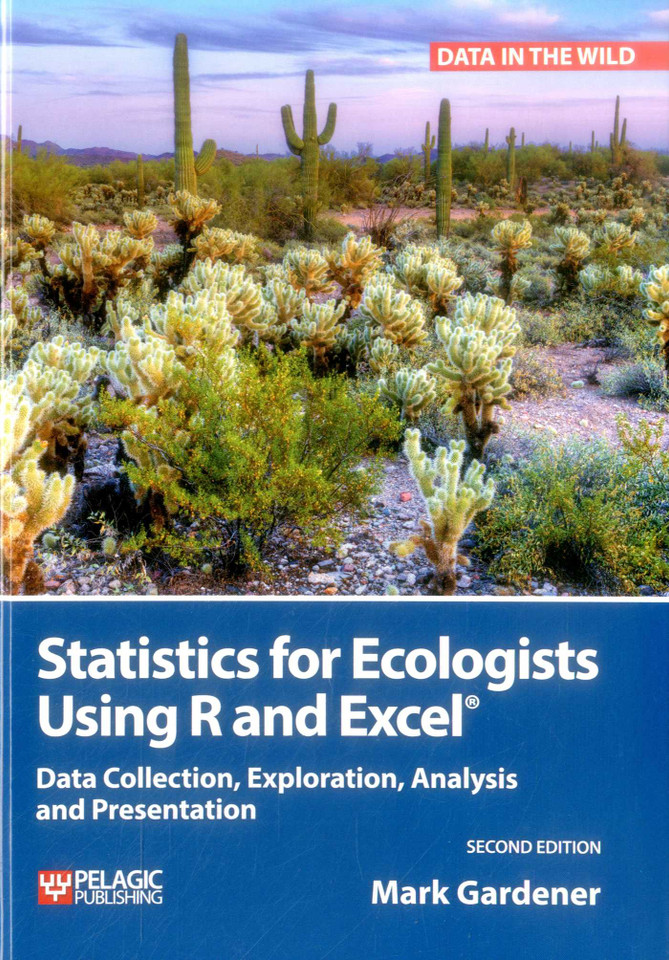 STATISTICS ECOLOGISTS USING R EXCEL book cover by Mark Gardener